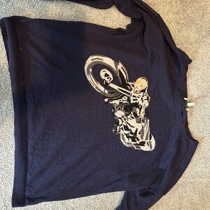 Joie sweater with motorycle detail